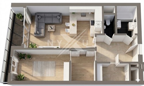 Prodej bytu 2+kk 60 m²