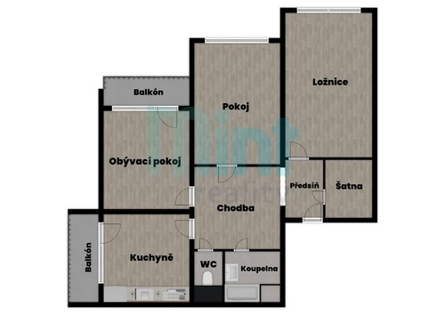 Prodej bytu 3+1 83 m²