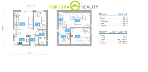 Prodej projektu 89 m²