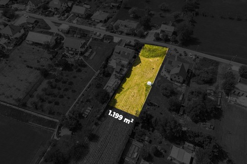 Prodej stavebního pozemku 1199 m²