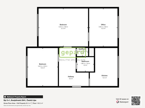Prodej bytu 3+1 70 m²