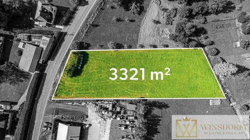 Prodej stavebního pozemku 3321 m²