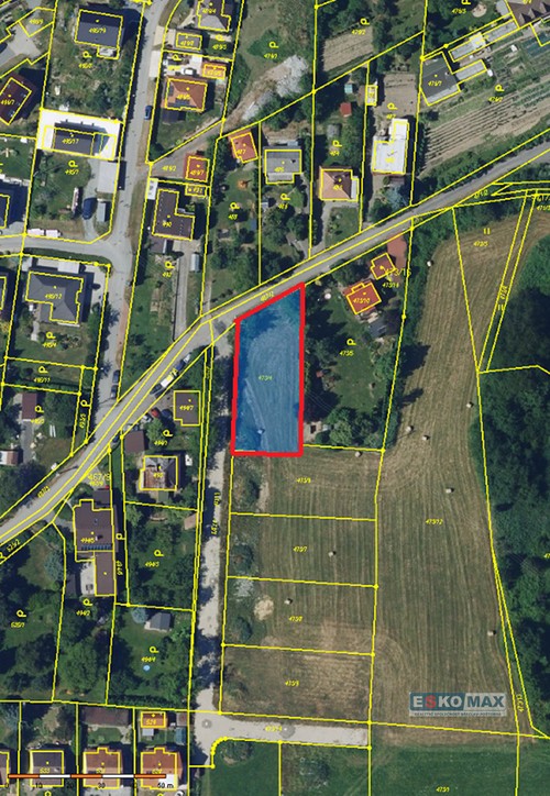 Prodej stavebního pozemku 967 m²