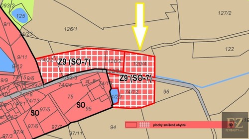 Prodej stavebního pozemku 2120 m²