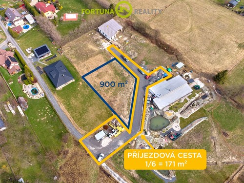 Prodej stavebního pozemku 1071 m²