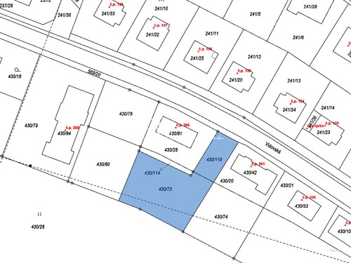 Prodej stavebního pozemku 1039 m²