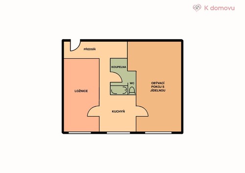 Prodej bytu 2+1 60 m²