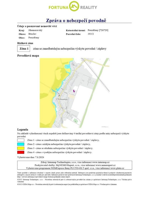 Prodej stavebního pozemku 1274 m²