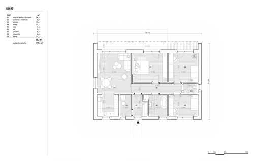 Prodej projektu 92 m²