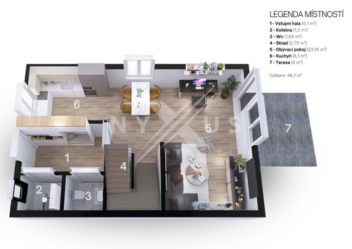 Prodej bytu 3+kk 80 m²