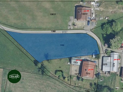 Prodej stavebního pozemku 1771 m²