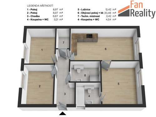 Prodej domu 67.66 m², pozemek 858 m²