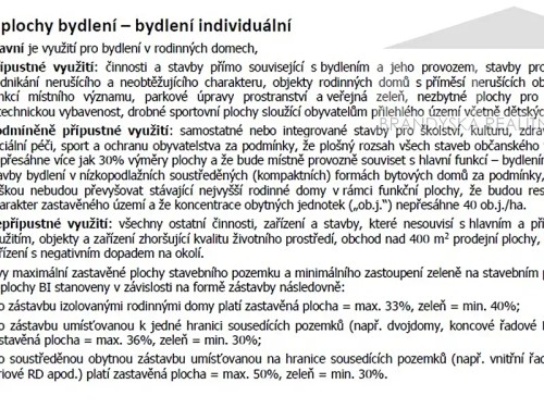 Prodej stavebního pozemku 1069 m²