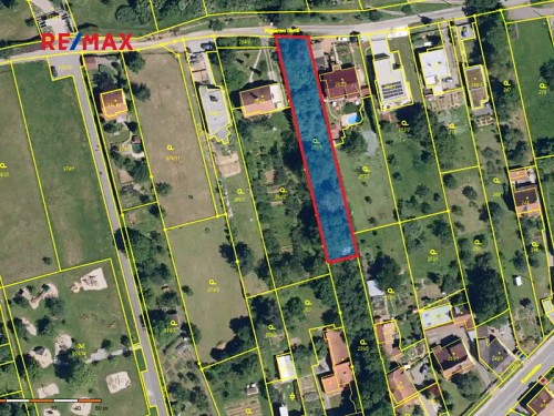 Prodej stavebního pozemku 1209 m²