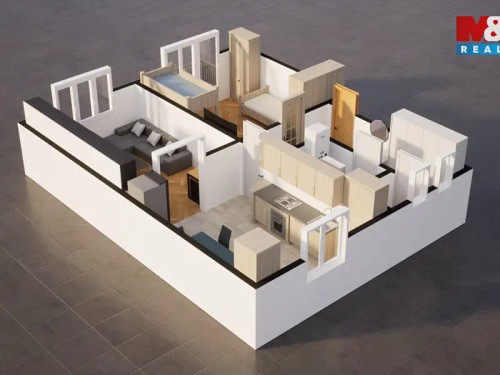 Prodaný  byt 2+1 52 m²