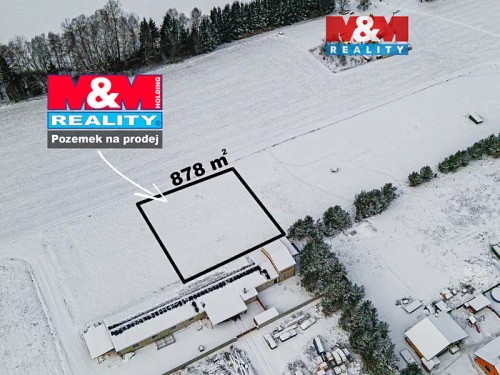Prodej stavebního pozemku 878 m²