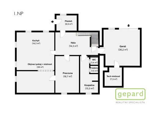 Prodej domu 341 m², pozemek 2007 m²