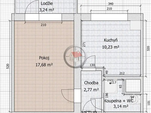 Prodej bytu 1+1 31 m²