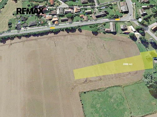Prodej stavebního pozemku 2989 m²
