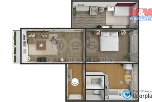 Prodaný byt 3+1 62 m²