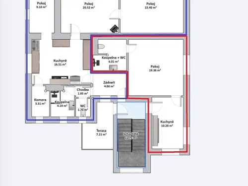 Prodej domu 420 m², pozemek 1238 m²