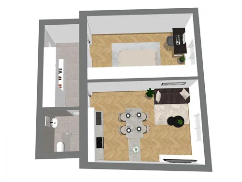 Prodaný byt 2+kk 55 m²