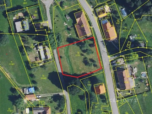 Prodej stavebního pozemku 1181 m²