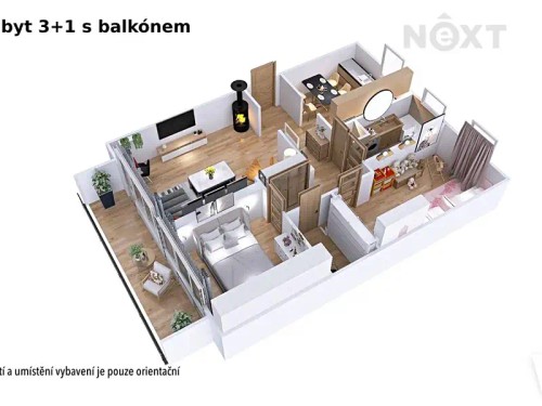 Prodaný  byt 3+1 75 m²