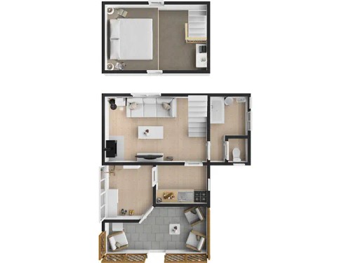 Prodej chaty 45 m², pozemek 404 m²