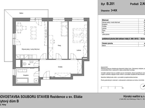 Prodej bytu 3+kk 97 m²