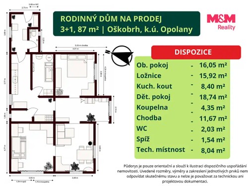Prodej domu 87 m², pozemek 2224 m²