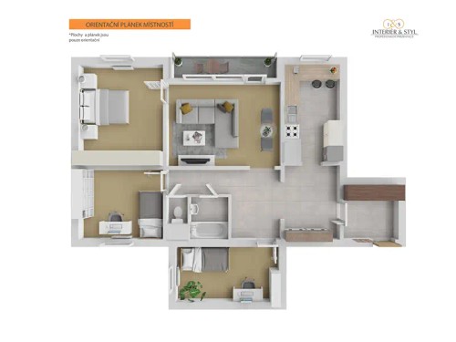 Prodej bytu 4+1 89 m²