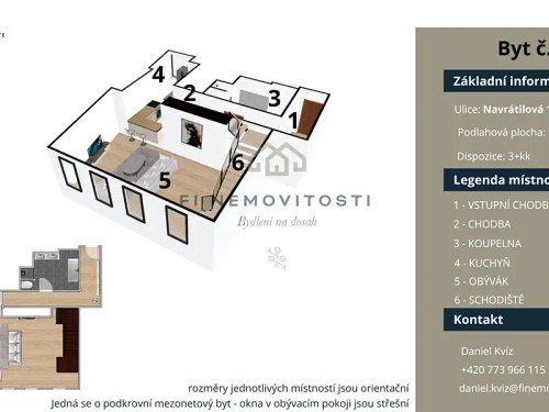Prodej bytu 3+kk 102 m²