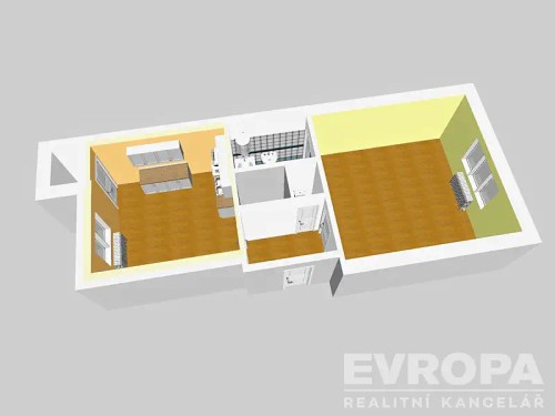 Prodaný  byt 1+1 49 m²