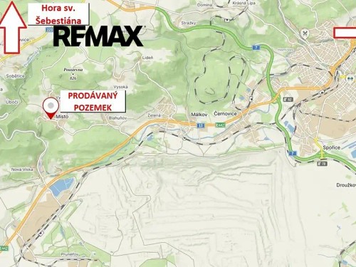 Prodej stavebního pozemku 1363 m²