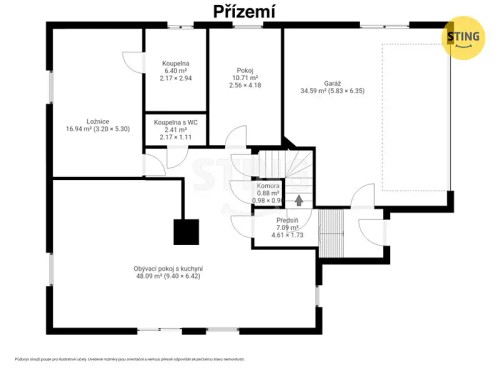 Prodej domu 280 m², pozemek 446 m²
