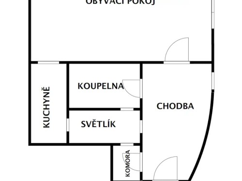 Prodaný  byt 1+1 38 m²