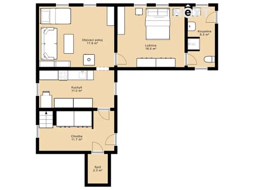 Prodej domu 105 m², pozemek 1813 m²