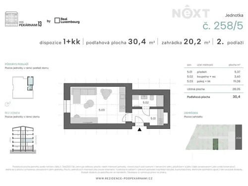 Prodej bytu 1+kk 31 m²