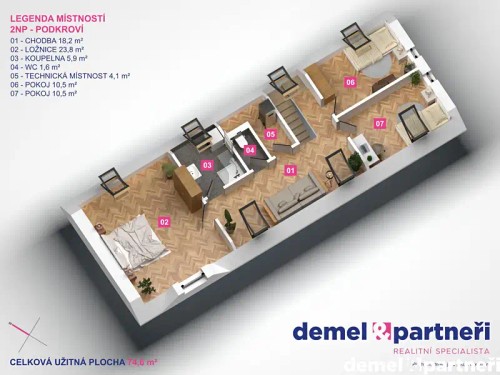 Prodej domu 173 m², pozemek 648 m²
