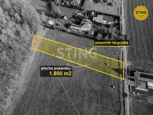 Prodej stavebního pozemku 1800 m²