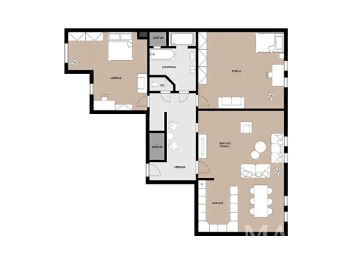 Prodej bytu 3+kk 113 m²