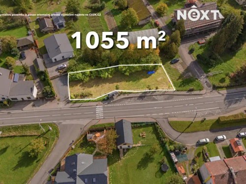 Prodej stavebního pozemku 1055 m²