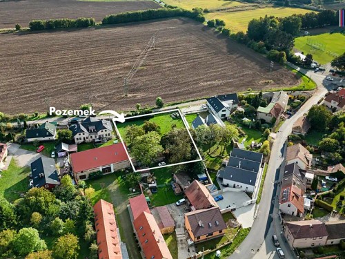 Prodej stavebního pozemku 1891 m²