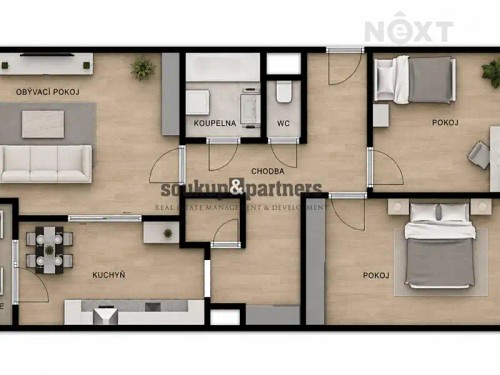 Prodej bytu 3+1 64 m²