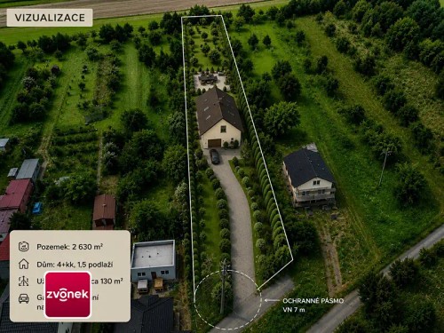 Prodej stavebního pozemku 2630 m²