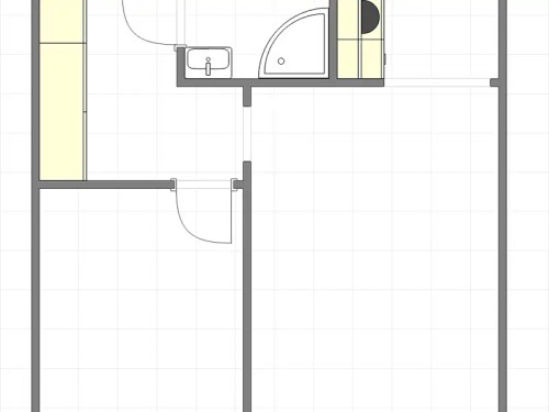 Prodaný  byt 2+kk 43 m²