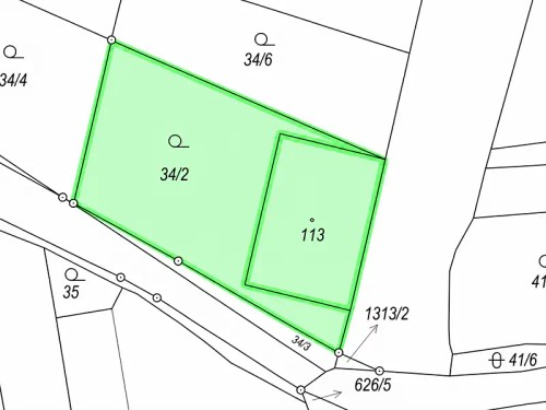 Prodej stavebního pozemku 900 m²