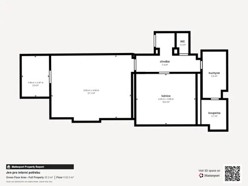 Prodaný  byt 2+1 65 m²