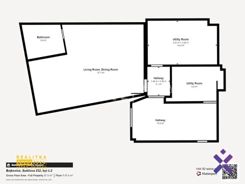 Prodaný byt 2+kk 82 m²